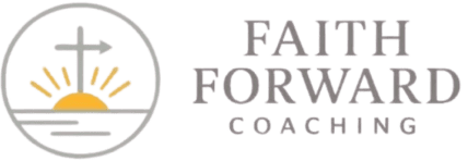 Cross and sunrise emblem, Faith Forward Coaching
